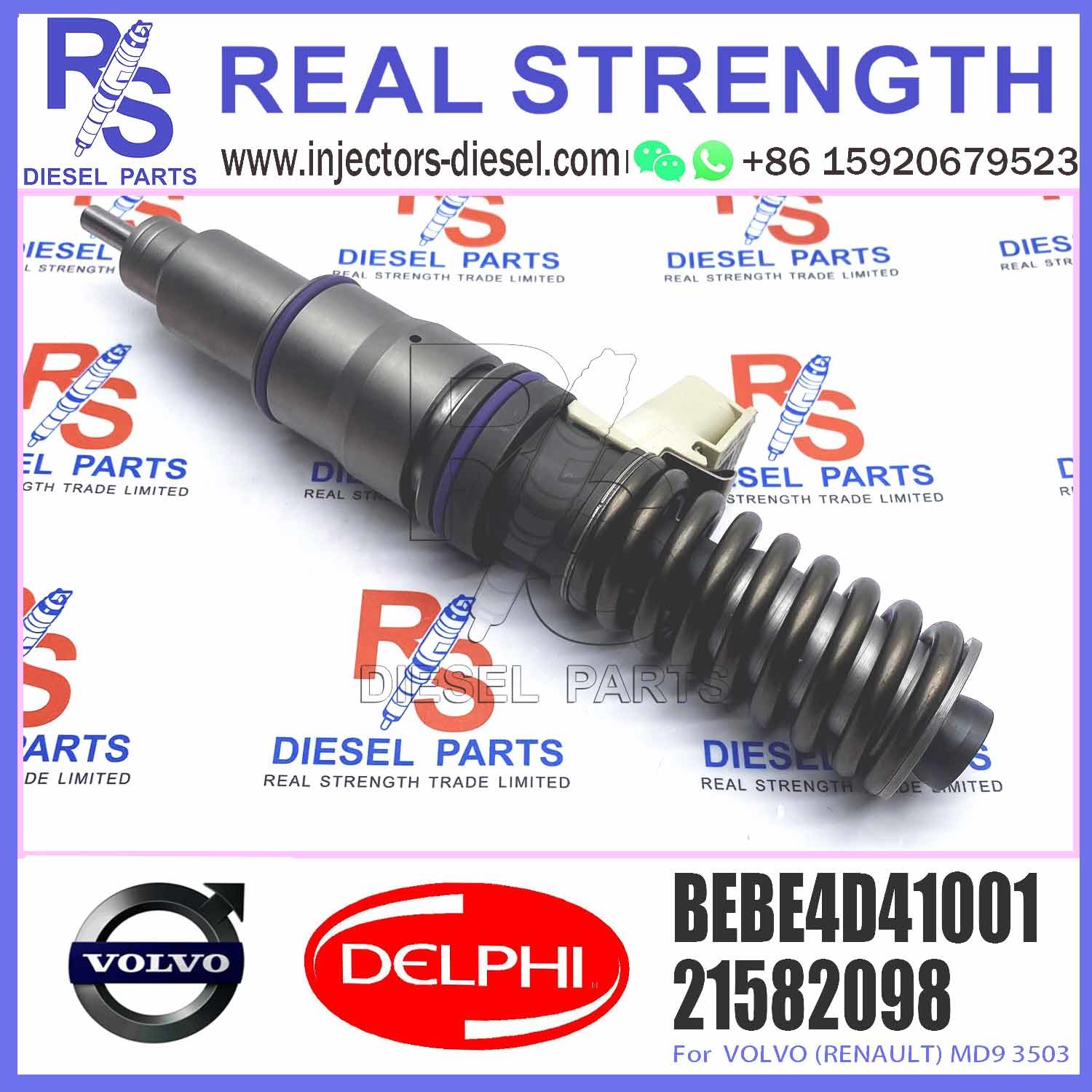 Diesel Fuel Common Rail Injector 20747798 BEBE4D11201 BEBE4D41001 For E3.18 E3.0 E3.1 New Technology
