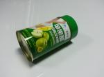 Metal Tin Food Packaging Container Green Round With Lid / Cover