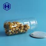 BPA Free Round Clear Plastic Cans 900ml 30.7oz Potato Coconut Chips EOE