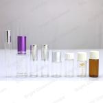 Custom Mini 10ml apothecary glass bottle with plastic cap