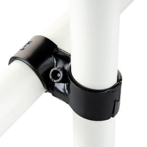 Quality HJ-6 Black Lean Pipe Metal Joint for Pipe Light Weight Shelving wholesale
