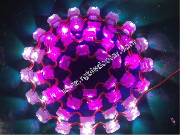 individual program controlled digital rgb led spot light with 60 deg lens