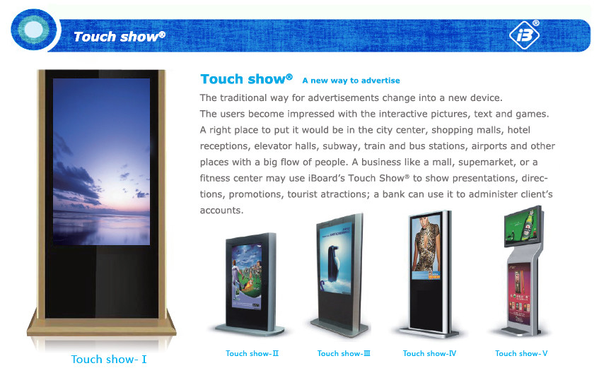 OEM Size LCD Multi Touch Interactive Signage Display 3840x2160 Aluminum Android