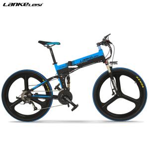 Quality SHlMANO Lankeleisi Electric Bike , Electric Mountain Bicycles 10AH Panasonic wholesale