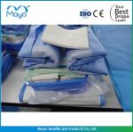 Obstetrics Sterile Caesarean Drape Disposable Surgical Packs With Collection