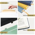 2024 Hardcover Academic Planner Weekly Monthly Page Layout Expense Pages