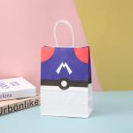 Custom Logo Cartoon Kraft Paper Hand Packing Candy Food Party Paper Bag for