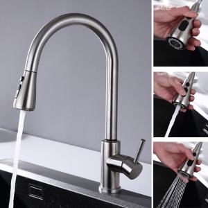 Quality OEM ODM Pull Down SS304 Touch Sensitive Kitchen Faucet wholesale