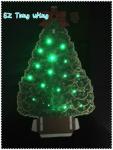 Beautiful Christmas Tree Shaped Optic custom music greeting cards