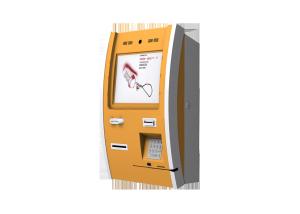 Quality Wireless Touchscreen Wall Mount Kiosk With Thermal Printer For Ticketing V618 wholesale