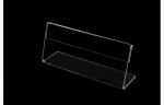 Clear Acrylic Table Top Sign Holders , Card Display Holder