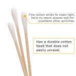 Medical Disposable Cotton Tipped Applicator 100pcs 6'' Length Cotton Swabs
