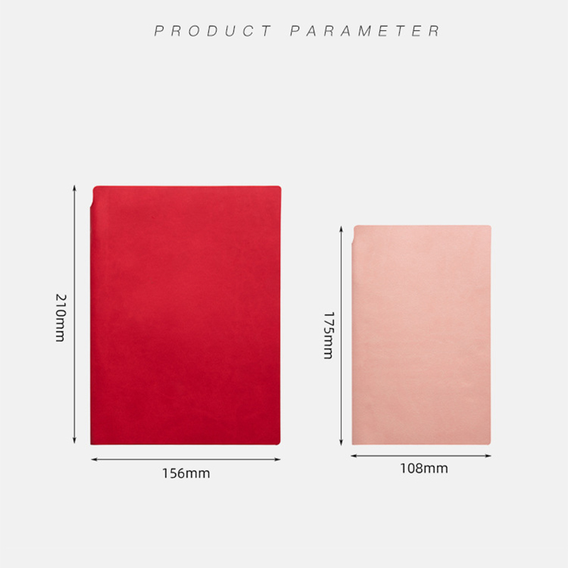 Customized Paper Business Logo Printed Debossed Soft Black PU Planner A5 Leather Notebooks