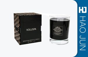 Quality Customized Logo Handmade Square Paper Cardboard Candle Boxes wholesale