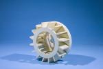 90 Mm Piezoelectric Alumina Ceramic Components , Zirconia Alumina Grinding