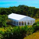 PVC Outdoor Wedding Party See Through Marquee Tent 10x30 For 100 - 500 Seaters