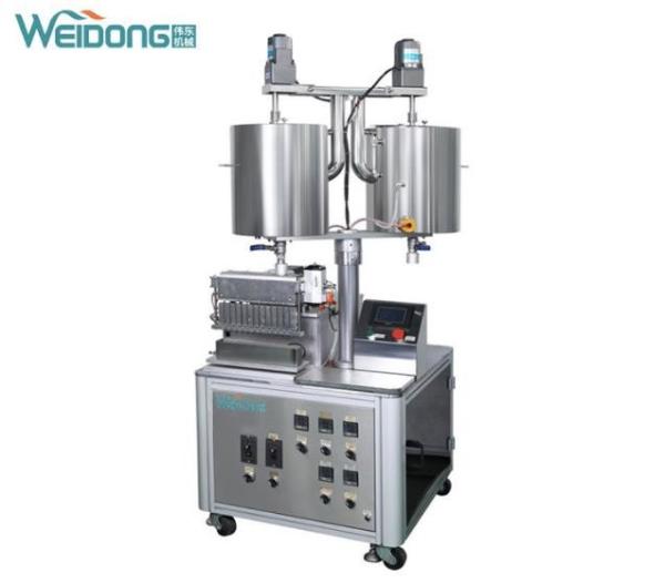 Cheap Stainless Steel Lipstick Filling Machine , Multifunctional Automatic Bottling Line for sale