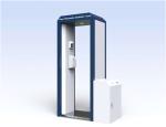 Galvanized Temperature Measuring Atomizing Disinfection Door