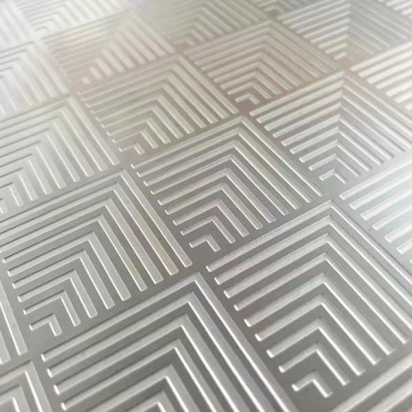 Cheap Customized Pattern Etched Stainless Steel Sheet 201 304 430 Rustproof for sale