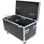 Aluminum Durable Utility Truck Pack Transport Flight Case 45 Rubber-Lined Cable