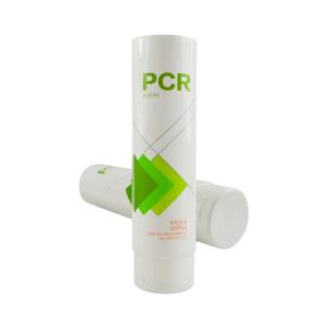 Quality eco friendly biodegradable hotel shampoo cosmetic round container plastic tube packaging wholesale