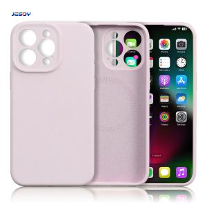 Quality Anti Fingerprint Real Liquid Silicone Phone Case Magnetic Cover With Magsafe wholesale