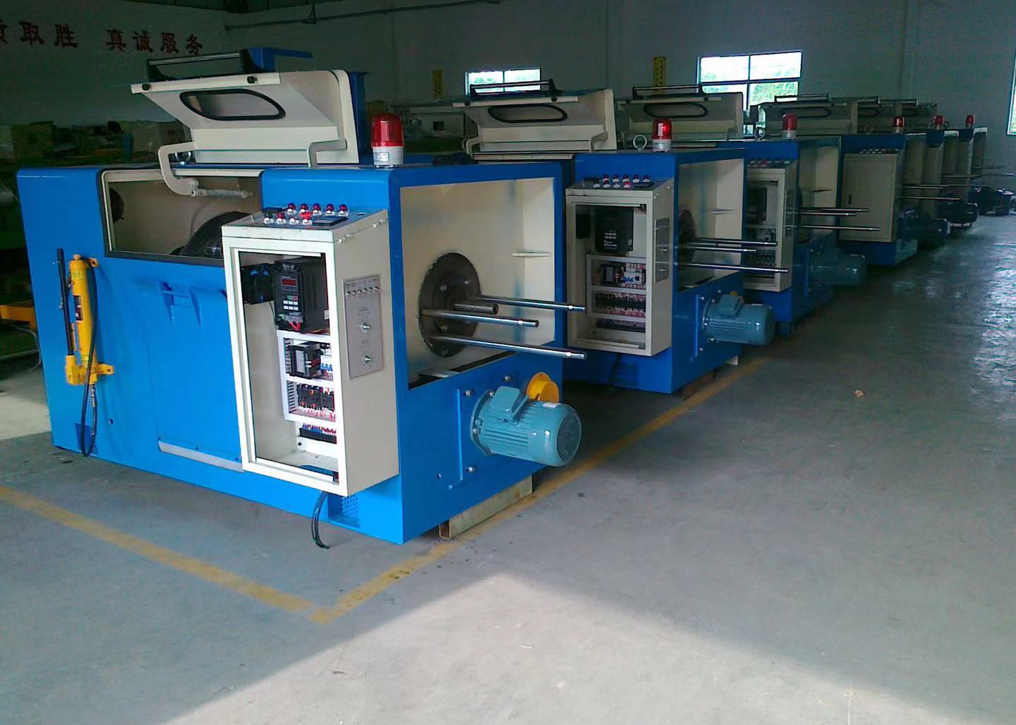 630 Double Copper Bunching Machine Line For Cable 1.5 2.5 Square Mm Twisting