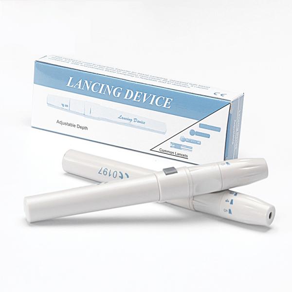 Cheap Disposable Medical Diagnostic Tool Adjustable Automatic Sterile Blood Lancet Pen for sale