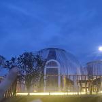 Prefab Glamping Dome Tents Diameter 5m Lightweight Clear Dome Tent