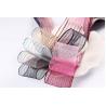 Buy cheap 10mm-25mm Gold Line Striped Polyester Organza Ribbon for Gift Wrapping and Boxes from wholesalers