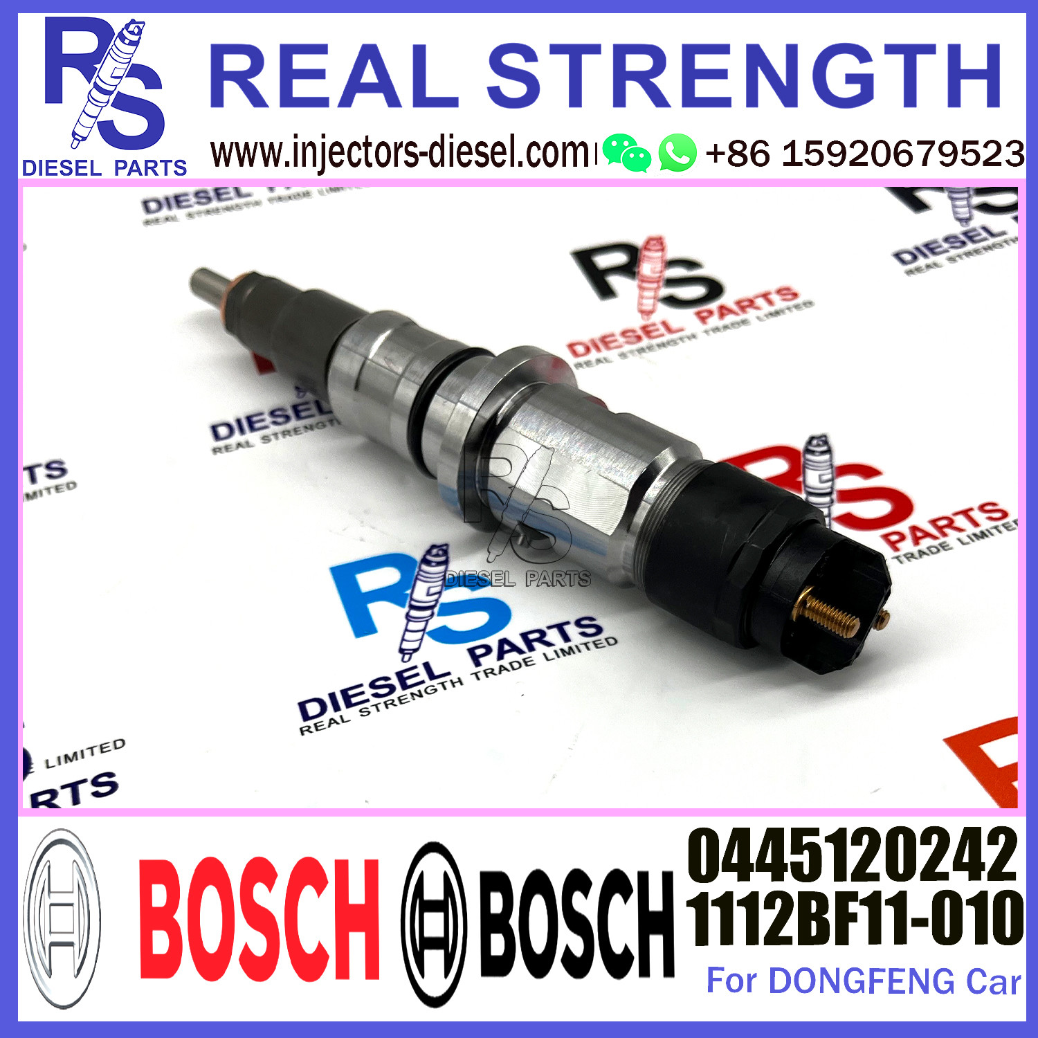 0 445 120 242 1112BF11010 BOSCH Diesel Injector 0445120242 1112BF11-010 For Engine Dong Feng EHQ200
