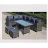 Buy cheap Hotel Luxury Rattan Dining Table And Chairs Furniture Extension Woven Rope from wholesalers