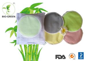 Quality Laminated PUL Washable Bamboo Breast Pads For Mother Flower / Heart Shape wholesale