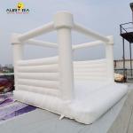 Wedding White Inflatable Bounce House Outdoor Jumping Bouncy Castle