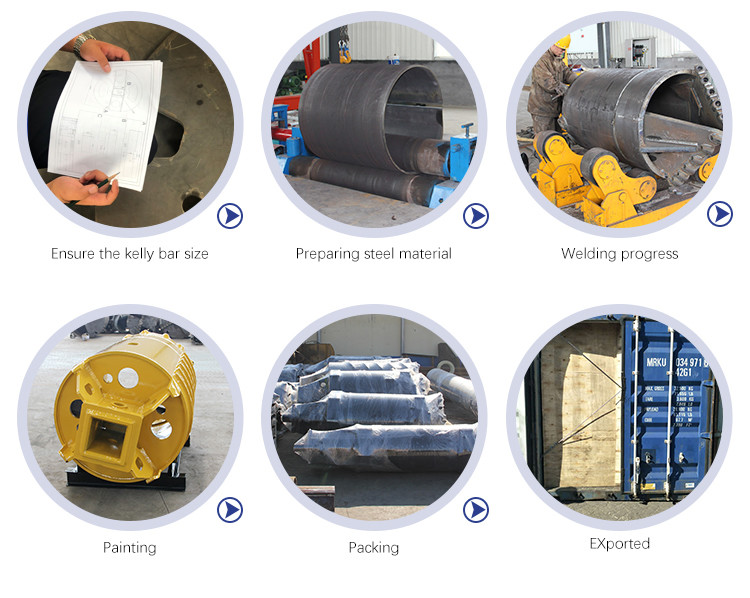 Oem Buaer Drilling Kelly Bar Interlocking In Yellow