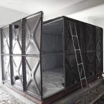 Anti Corrosion Modular Water Tank , 2 - 4 Mm Enamel Bolted Steel Storage Tanks
