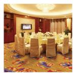 Luxury Hospitality Carpet Customized Jacquard Pattern Wilton Woven For Banquet