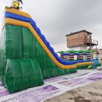 Greenish Blue Inflatable Slide Castle Live Like Royalty For A Day