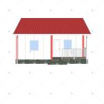 Heya-2B07-A 2019 Prefab Tiny House Prefabricated 2 Bedroom Home In Uruguay