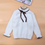 Baby Clothes Kids' Coat Winter Girls Feather Yarn Sweater Pullover Cute Baby