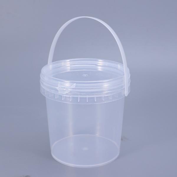 Water Bucket with Customize Print Transparent Food Grade Impact Resistant