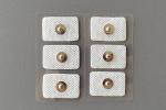 china adhesive round disposable ecg electrodes pads ecg chest electrode3 lead