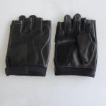 Outdoor Fingerless Leather Driving Gloves Customized Size Designs Eco - Friendly