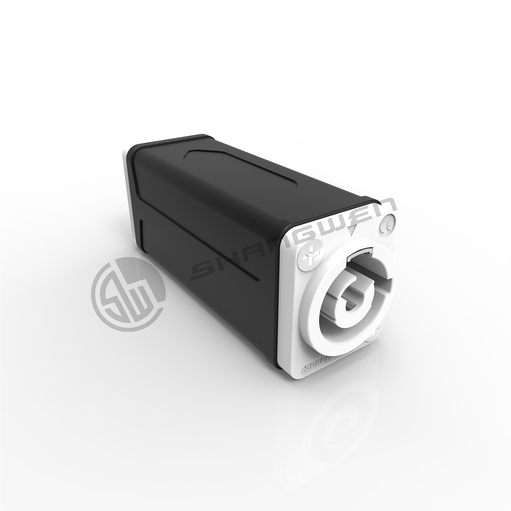 Polyamide Shell Locking 3 Pole Adapter Male Power Connector Perfect for Industrial Electronics Applications