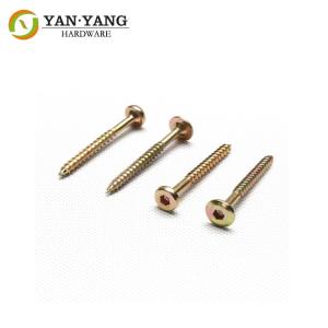 Quality Furniture Accessory flat head inner hexagon screw hardware wholesale