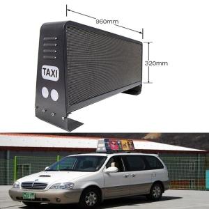 Quality 120W P5 5000nit LED Taxi Roof Signs 960x320mm Double Sides Display wholesale