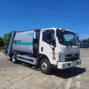 Quality Diesel Fuel 6.50-16 Tire Garbage Bin Truck With 6 Pieces And 1 Spare wholesale