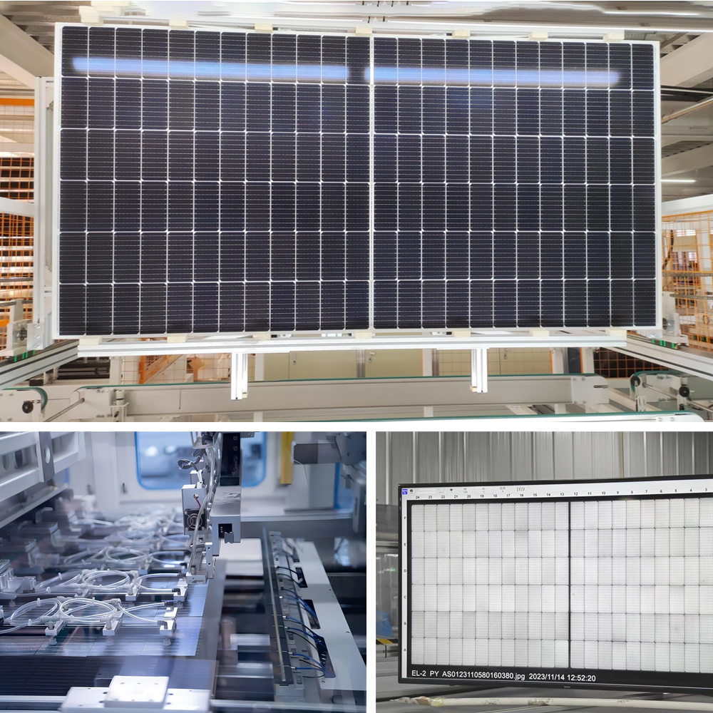 Commercial N-Type Mono 182mm Cells Solar Panels Amosolar 565w 570w 575w 580w 585w 590w