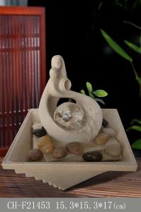 Quality Smooth Couple Indoor Rolling Ball Water Fountain wholesale