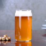 Can Shaped Custom Beer Glass , Machine Made 20oz Personalised Pint Glass